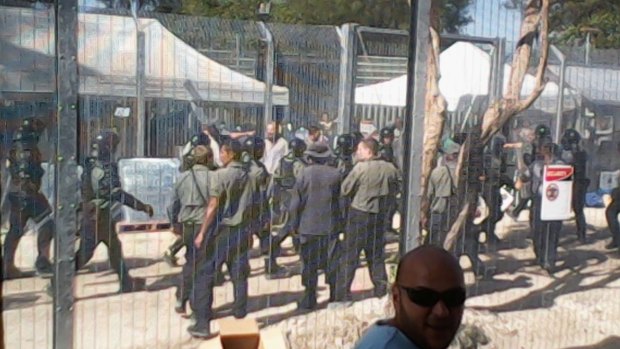 There have been reports of violence against detainees on Manus Island.