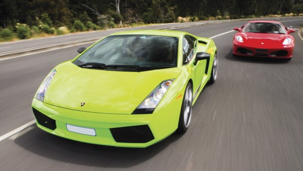 Highway patrol officers have impounded a Lamborghini coupe being driven 70km/h over the speed limit.