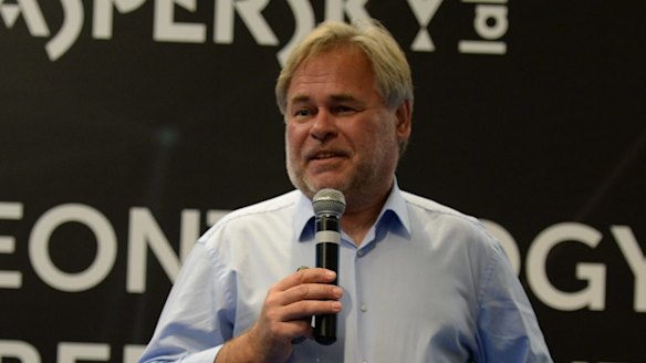 Eugene Kaspersky, a mathematical engineer who attended a KGB-sponsored school and once worked for Russia's Ministry of Defense.