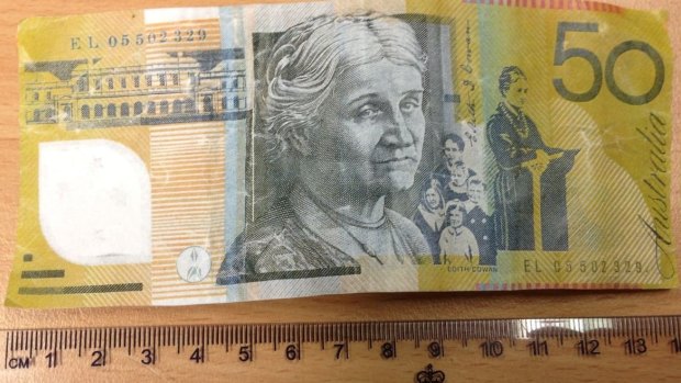 The $50 note is the most popular target for counterfeiters.