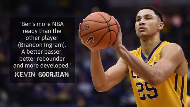 Super talented: Ben Simmons.