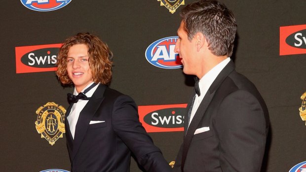 Fyfe, left, says he was excited that Pavlich would be playing on next season.