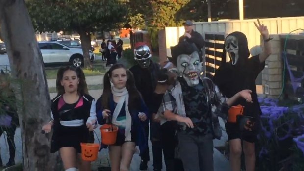 Kids across Perth went trick-or-treating.
