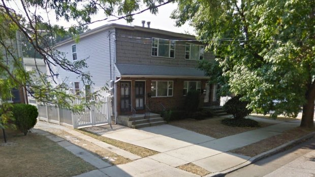 The house in the New York borough of Queens where a Sydney girl was found after being allegedly lured to the US by a convicted killer.