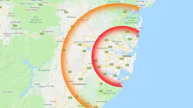 This is how far out typical Sydney first homebuyers have to move.