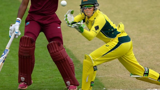 Quick retort: Australia wicketkeeper Alyssa Healy.