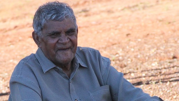 Aubrey Lynch, an elder from the Wongatha Aboriginal language group, who participated in the study.