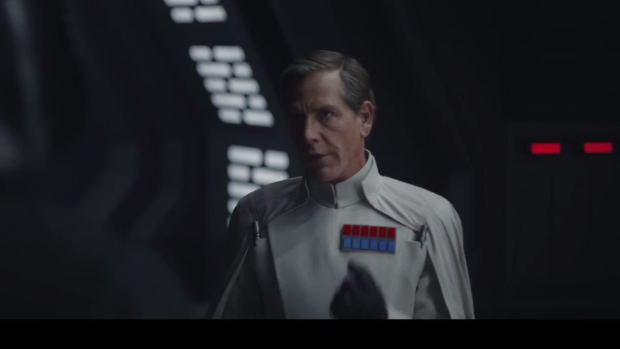 Ben Mendelsohn as Director  Orson Krennic, starring opposite Darth Vader in <i>Rogue One</i>.
