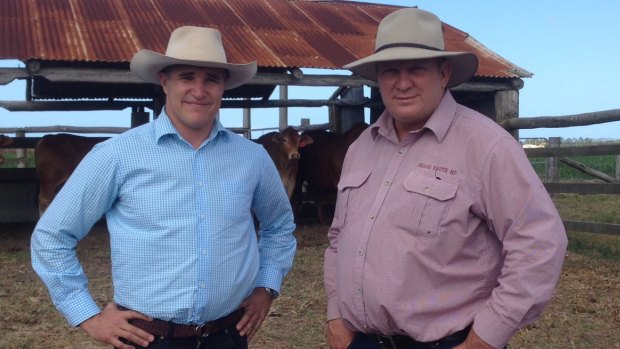 Katter's Party Australia MPs Robbie Katter and Shane Knuth.