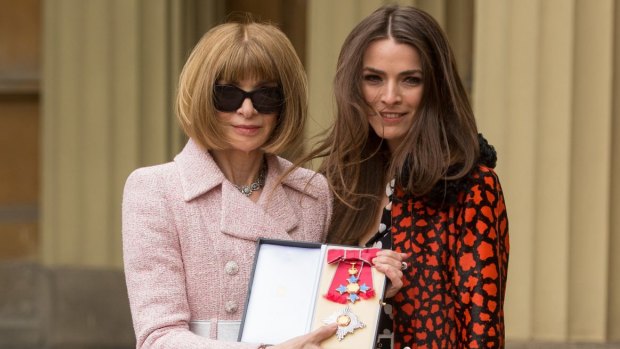 Dame Anna Wintour with her daughter Bee Schaffer.