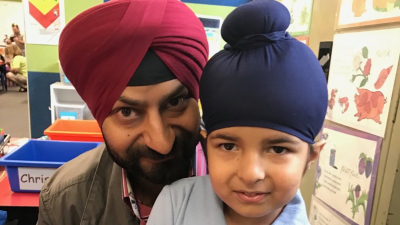 Sidhak And His Dad Win Battle For Sikh Boys To Wear Turban To Christian School The mandatory head covering for sikhs is a turban. sikh boys to wear turban