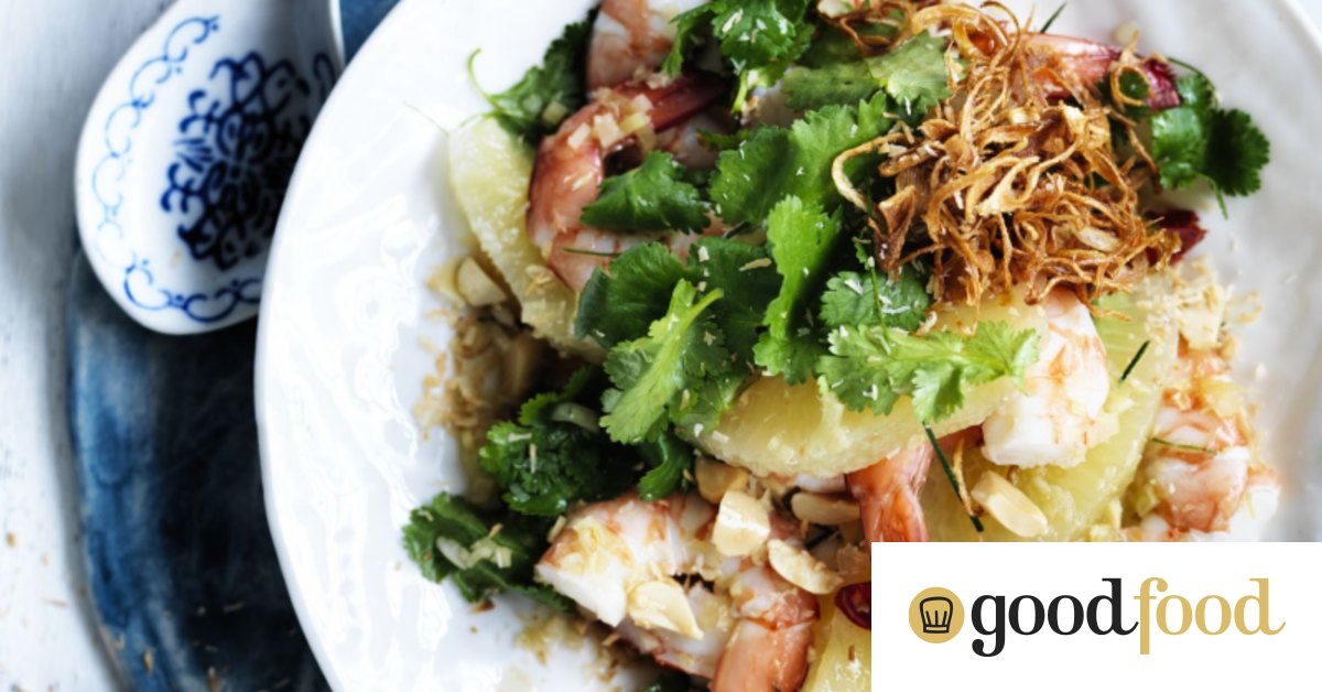 Asian prawn and pomelo salad