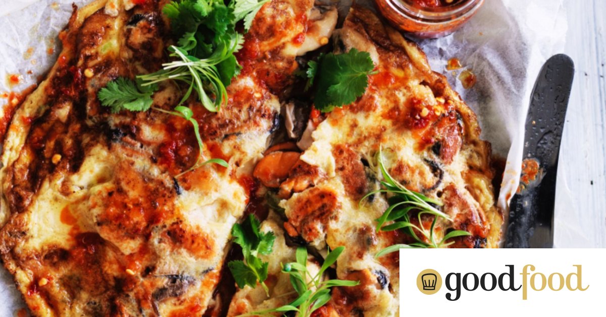 Mussel omelette recipe