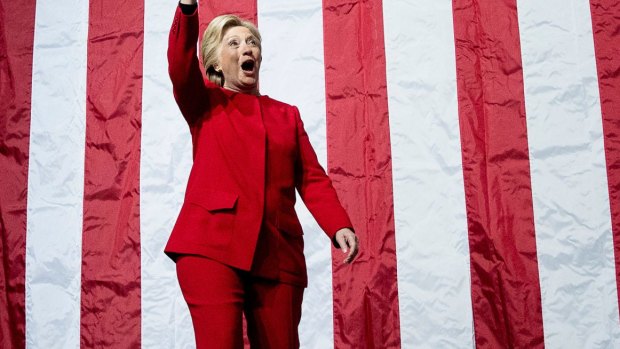 Clinton is famous for her love of a good pant suit. 