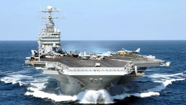 Sailors from the USS George Washington are expected to provide a boost to the Queensland economy during their visit.