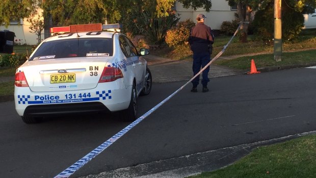 The bodies of a grandmother and her seven-year-old grandson were found on the front lawns of a Lalor Park street.