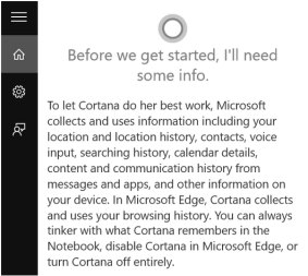 Cortana personal assistant: The lines between our personal and digital lives are increasingly blurred.