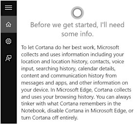 Cortana personal assistant: The lines between our personal and digital lives are increasingly blurred.