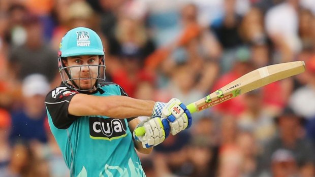 New master blaster: Chris Lynn has hit a staggering 26 sixes so far in this season's BBL.