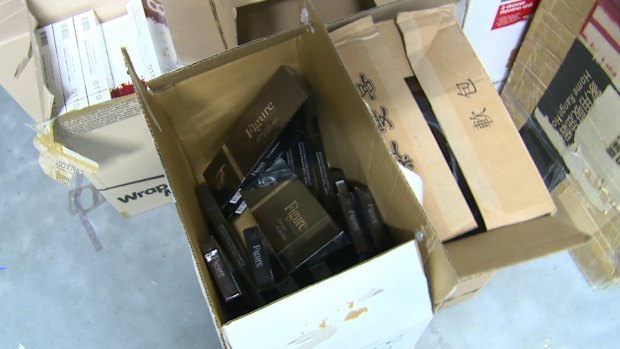 Illegal cigarettes found in a recent raid in Melbourne.