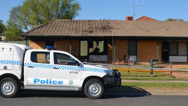 A man's body was found inside the villa after a fire.