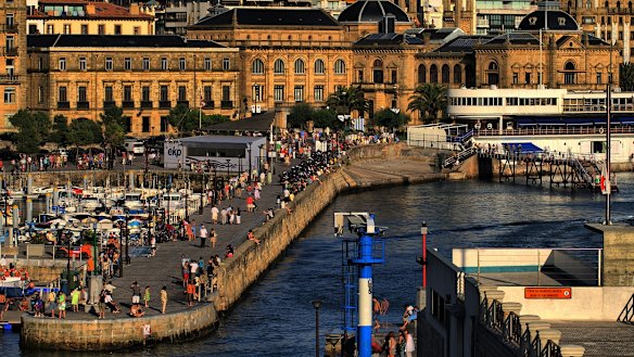 The city of San Sebastian is one of Europe's finest seaside addresses.