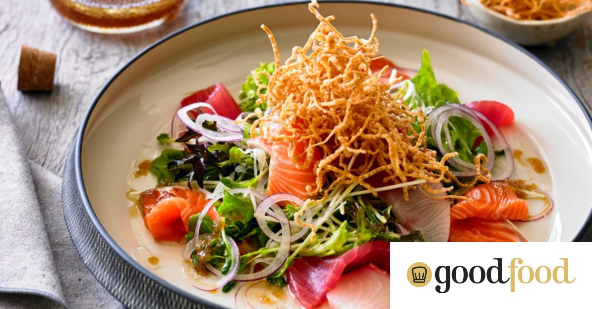 Adam Liaw's sashimi salad and agedashi tofu recipes