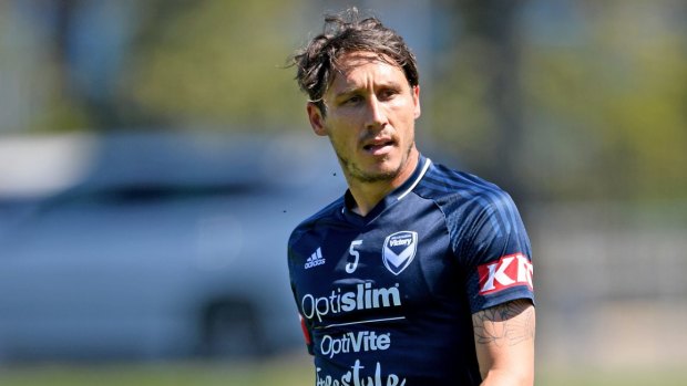 On the move? Melbourne Victory's Mark Milligan.