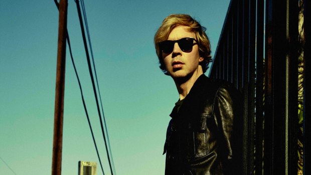 Beck: Wanted his latest songs to be uplifting and happy.