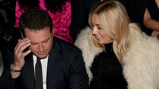 Karl Stefanovic just can't stop talking about his vasectomy. Pictured here with Jasmine Yarbrough.