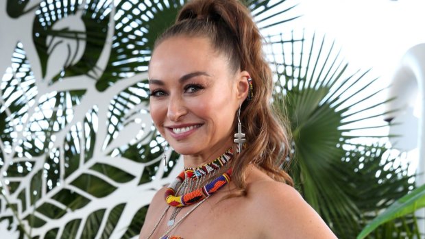 Designer Camilla Franks at her Fashion Week Resort 17 show on Thursday morning in Sydney.