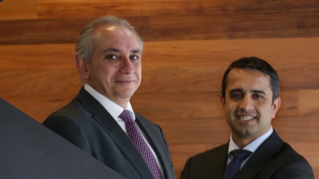 Smartgroup chairman Michael Carapiet (left) and CEO Deven Billimoria will front the company's first AGM on Thursday since it floated