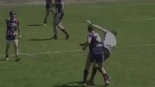 Hedi Ouedjdi struck referee Benjamin Casty with a single blow that knocked him unconscious.