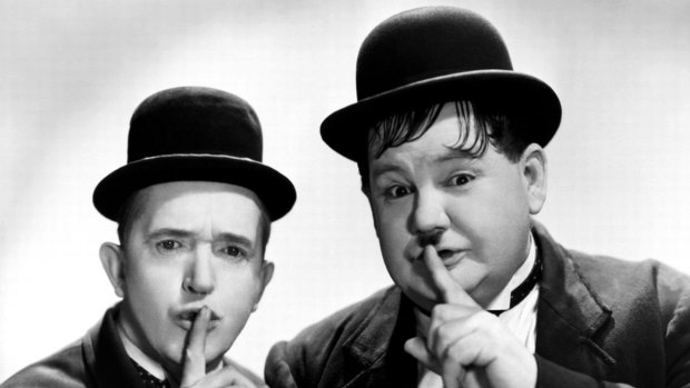 Laurel and Hardy - Laurel was tough minded while Hardy was gentle.