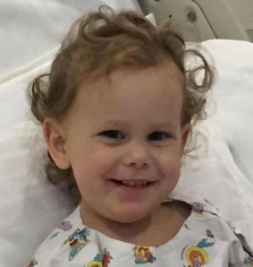 Still smiling: Amarli shouldn't suffer any long-term effects, doctors say. 