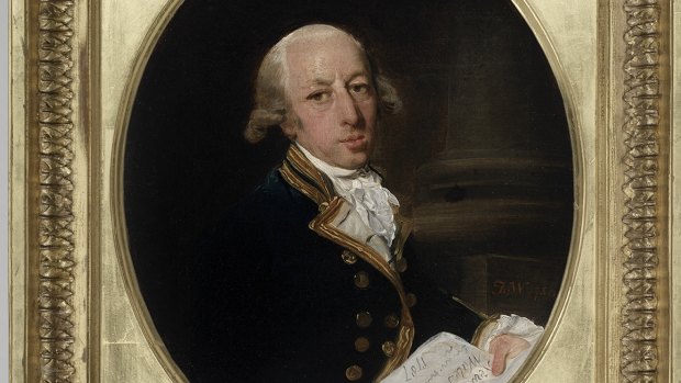 Portrait of Captain Arthur Philip painted by Francis Wheatley.