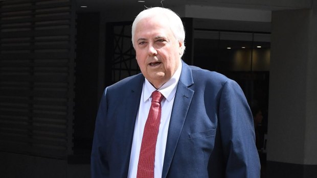 Clive Palmer's barrister says he unwell and unable to attend court today.