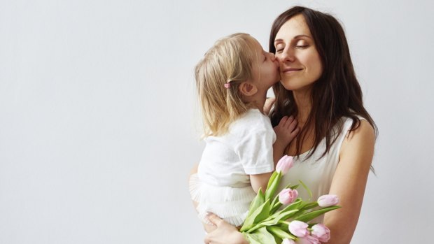 A kiss might be the best Mother's Day gift of all. 