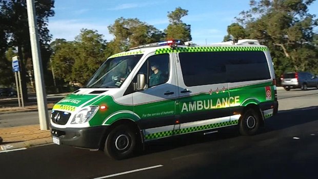 The teenager was rushed to Royal Perth Hospital.