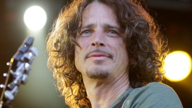 Chris Cornell on stage at the Soundwave music festival in Melbourne Showgrounds in 2015.