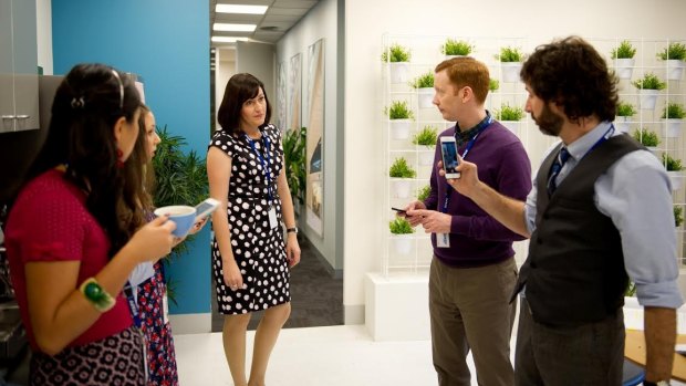 Indoor plants feature prominently in an episode of the ABC comedy series Utopia.