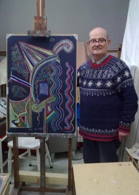 Robin Spark in his Edinburgh studio in 2015.