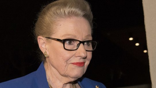 SYDNEY, AUSTRALIA - APRIL 16:  Bronwyn Bishop leaves Dee Why RSL for the Liberal pre-selection on April 16, 2016 in Sydney, Australia.  (Photo by Christopher Pearce/Fairfax Media)