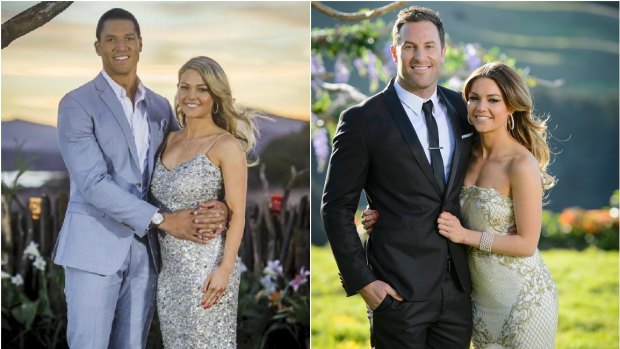 Hyde supported Sam Frost after Blake Garvey (left) dumped her, but she has yet to meet Sasha Mielczarek (right).