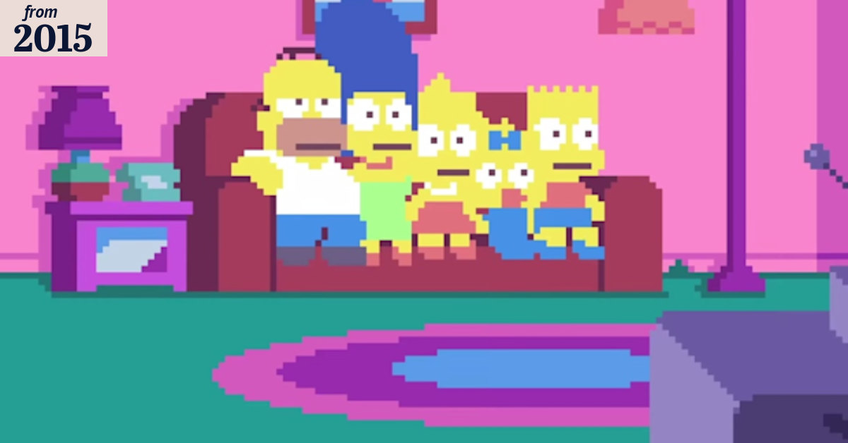 Aussie duo's pixel art Simpsons tribute to become the show's next opening