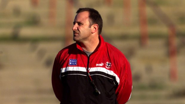 Tim Watson during his St Kilda coaching days.