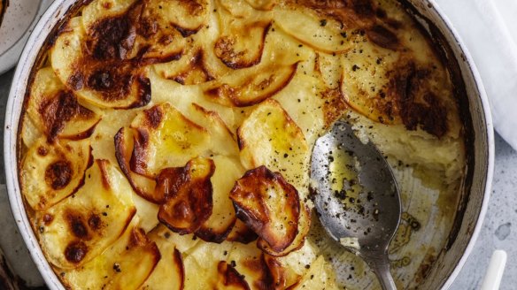 Neil Perry's potato gratin.