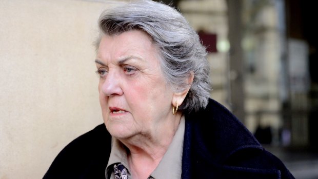 Maggie Kirkpatrick outside court on Wednesday.