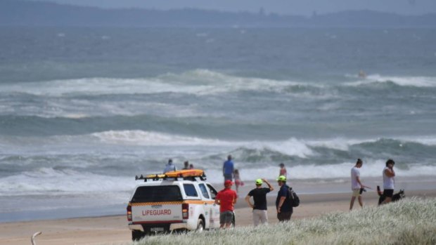 Crews are searching for a boy missing at Lighthouse Beach at Port Macquarie. 