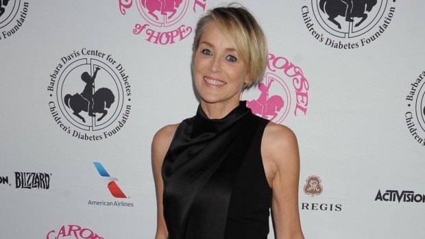 Actress Sharon Stone attends the 2016 Carousel Of Hope Ball on October 8, 2016.
